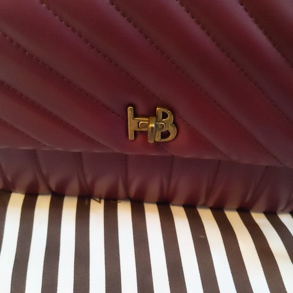 NWOT Henri Bendel 712 Convertible Shoulder Bag in Oxblood - Picture 2 of 16